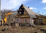 фото Снос старого загородного дома. Разбор частных домов и дач.