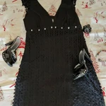 Платье чёрное , необычное . Греция.