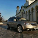 Subaru tribeca в свадебный кортеж