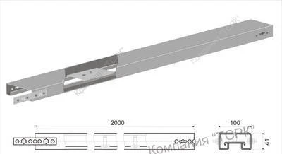 Фото КЛ1 Короб КЛ-1 цинк