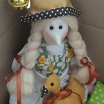 Фото №3 Тильда ведьмочка птичница кукла ручная работа