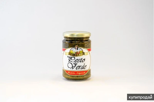 Фото Соус "Pesto Verde(Genovese)без консервантов 314мл - производство Италия