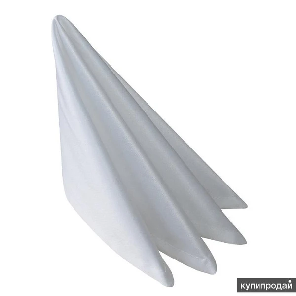 Фото Готовые салфетки 45х45 белого цвета