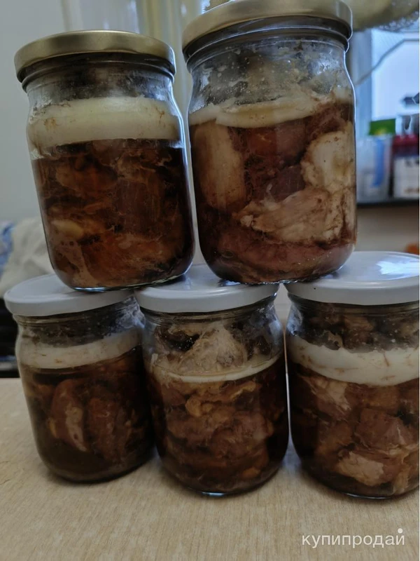 Фото Колбаса варено-копченая, домашняя