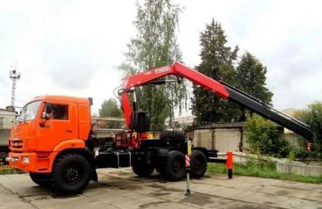 Фото КМУ Тягач КАМАЗ 43118-3027-46 Fassi F245A.0.24 доп.опоры