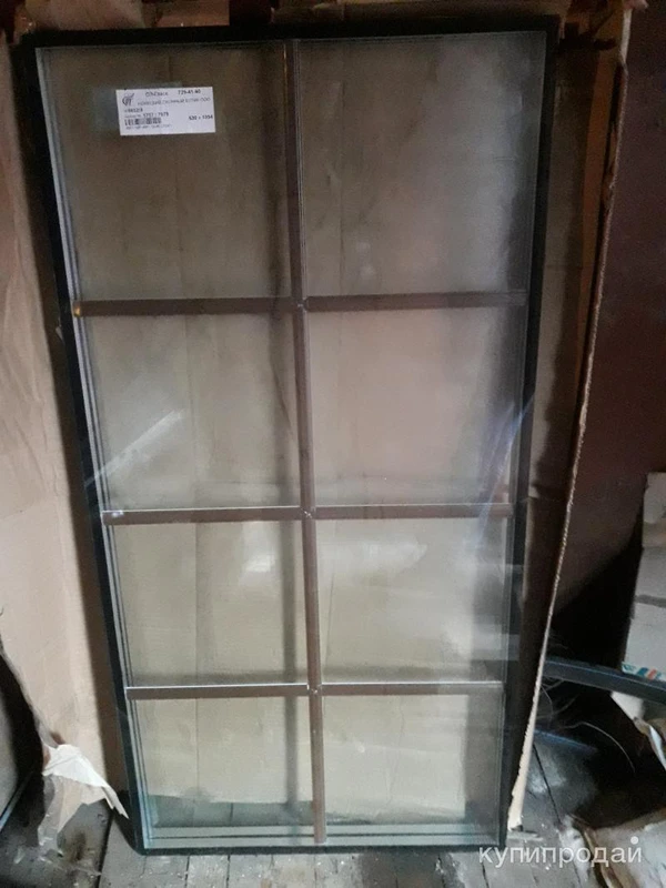 Фото Стеклопакет двухкамерный 45х530х1054мм (4-18-4-16-4)