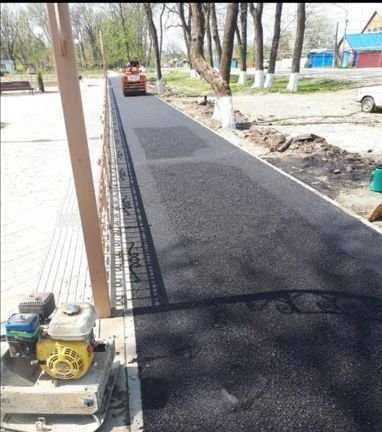 Фото Укладка асфальта
