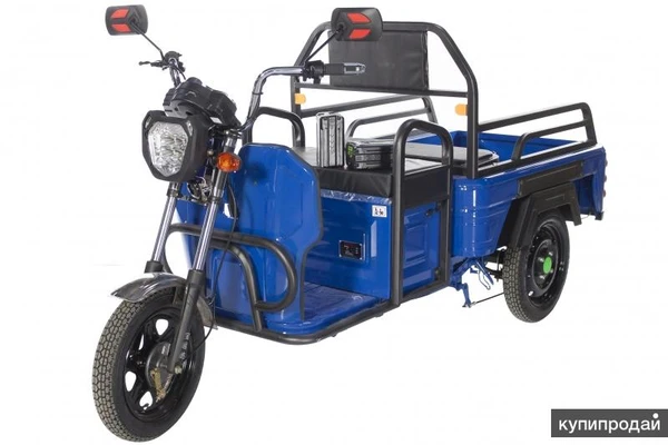 Фото Трехколесный грузовой электроскутер OxyVolt Trike Cargo 750w 60v новый