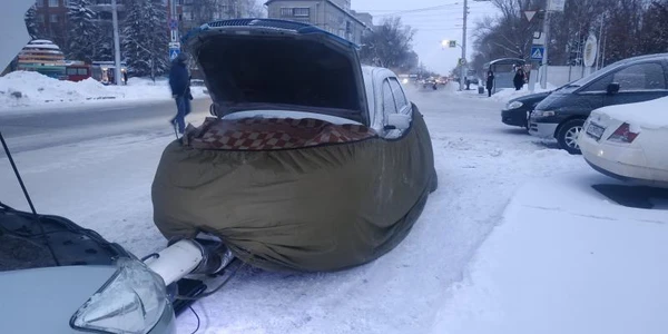 Фото Отогрев автомобилей