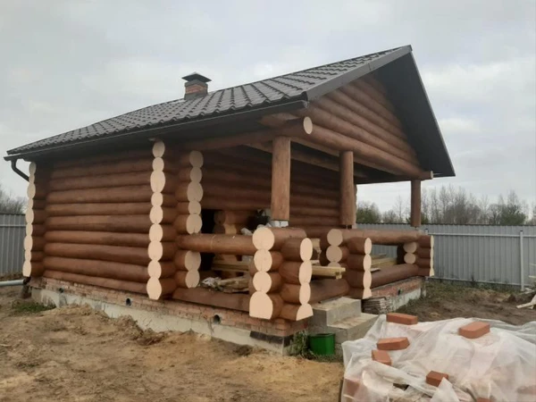Фото Отделка сруба деревянного дома
