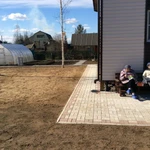 Фото №8 Устройство дорожек, парковок, навесов. Дренаж участка