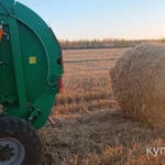 фото Солома ячменная в рулонах