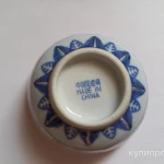 Фото №6 Пиалка с ложечкой рисовый фарфор