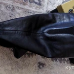 Фото №4 Женские кожаные сапоги демисезон