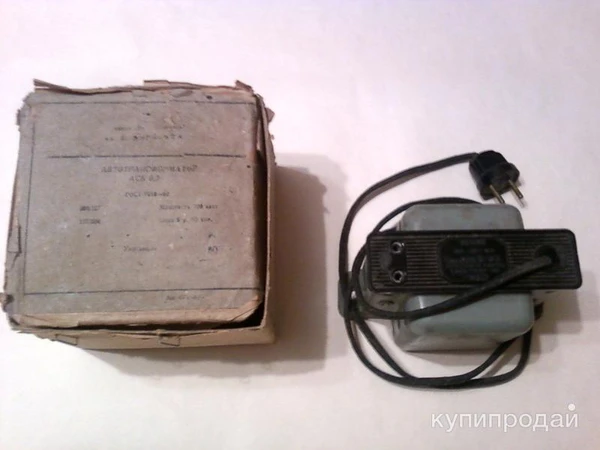 Фото Автотрансформатор АСБ-0,3 (127/220в.) мощность 300вт. в заводской коробке продаю