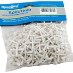 фото Крестики пластиковые 1,5-2,5-3,0-4,0-5,0-6,0 мм для кафельной плитки , &amp;quot;РемоКолор&amp;quot;