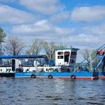 фото Земснаряд дизельный фрезерный рыхлитель