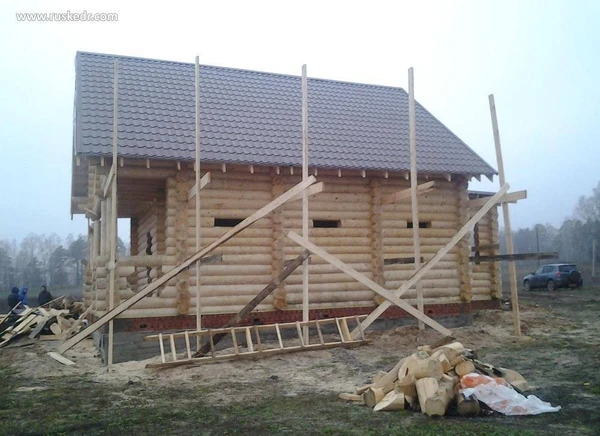 Фото Ручная рубка домов в Калужской области