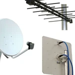 Установка спутниковых- цифровых  DVВ-Т2 антенн