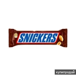 фото Сникерс шоколадный батончик 50,5гр.