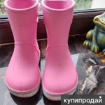 фото CROCS Непромокаемые сапоги детские Crocband Boot