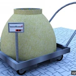 Фото №5 Изготавливаем тандыр на колесах.