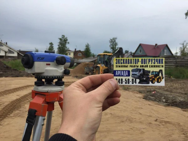 Фото Заезд на участок, труба в канаву 