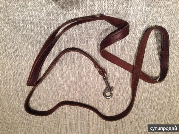 Фото Поводок кожаный