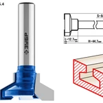 Фото №2 Фреза пазовая Т-образная №2, D- 25,4мм, высота-12,7мм, угол наклона-30 градусов, хв.-8 мм, ЗУБР Профессионал