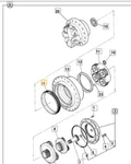 Фото №2 Запчасти бортовой редуктор JCB JS200/220