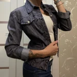 фото костюм офисный голубой размер 42: платье и кардиган