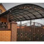 Фото №6 Навесы кованые над крыльцом, для авто на заказ