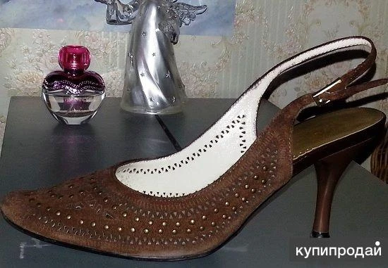 Босоножки натуральная замша, Moda donna , 35 размер.
