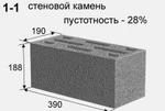 фото Шлакоблок стеновой