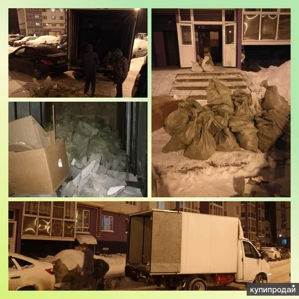 Фото Вывоз мусора. Грузчики