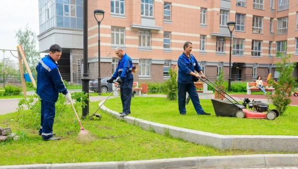 Фото Уборка территории