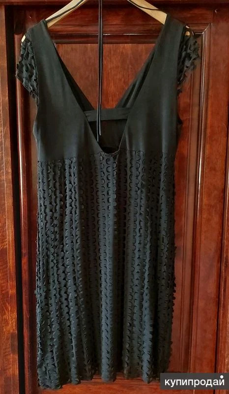 Платье чёрное , необычное . Греция.