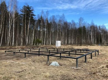 Фото Монтаж винтовых свай под ключ,свайный фундамент