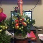 Фото №4 Оформление бутылок к новому году