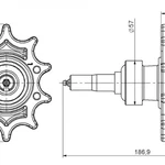 Встряхиватель 5609/0020/1 картофелекопалки Z-609/2
