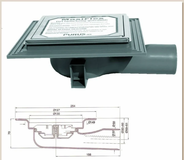 Фото Трап сантехнический Mini Max (Трапы Purus в Самаре)