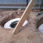 Установка септиков из бетонных колец в Дмитрове 