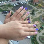 Фото №3 Наращивание ногтей (модель), маникюр