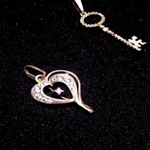 Фото №3 Цепочка с двумя кулонами серебро пр.925