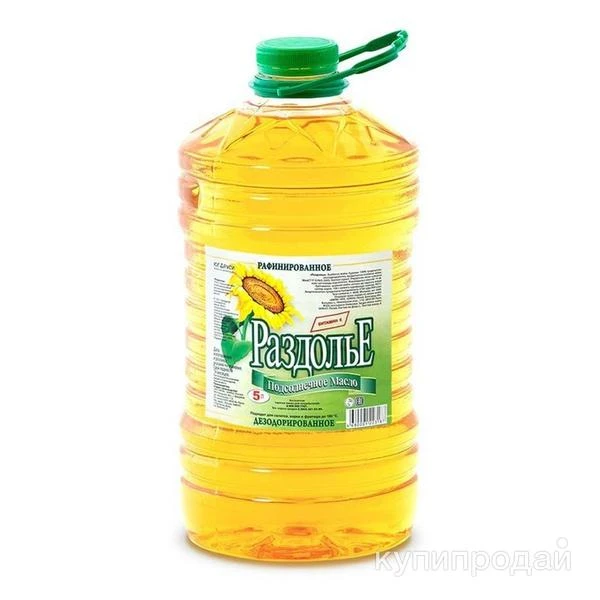 Фото Масло подсолнечное рафинированное оптом