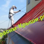 Фото №4 Покраска крыши дома в Видном