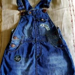 Фото №4 Джинсовый детский сарафан.