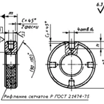 фото Гайки круглые по гост 8381-73, 13040-67, 15511-70