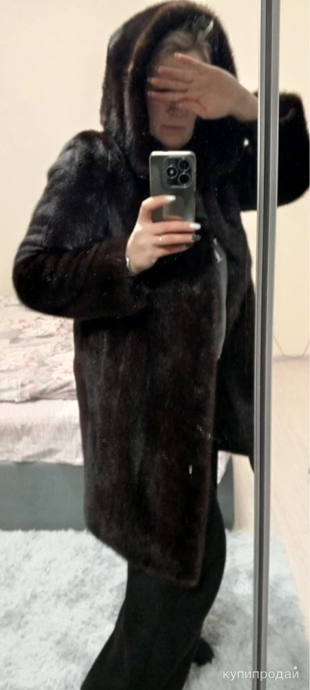 Фото Норковая шуба