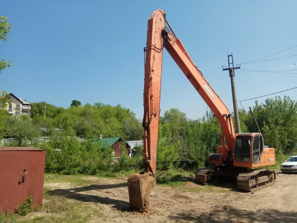 Фото Аренда длиннорукого экскаватора Doosan DX300SLR